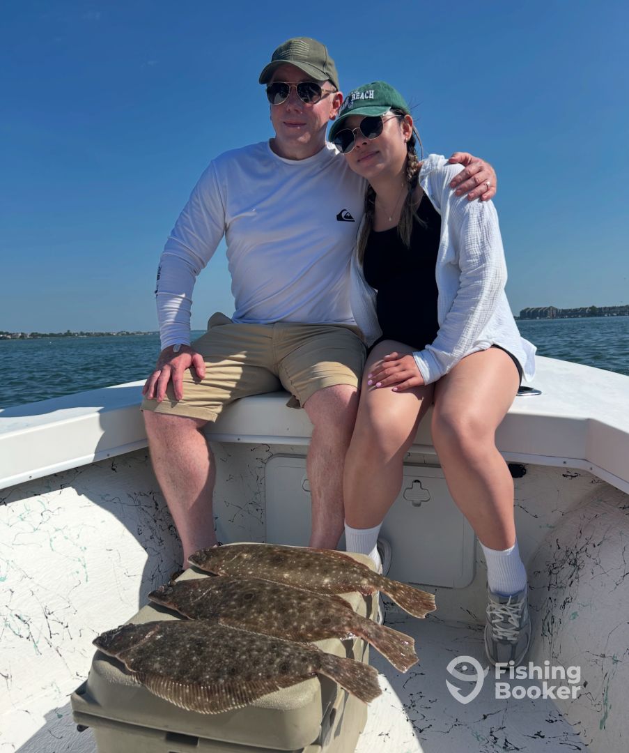 Happy group with trophy catch