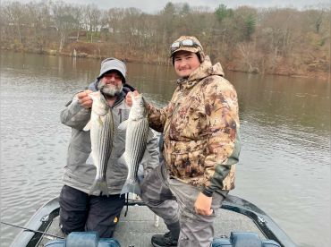 Huck Finn’s Winter Striped Bass Fishing
