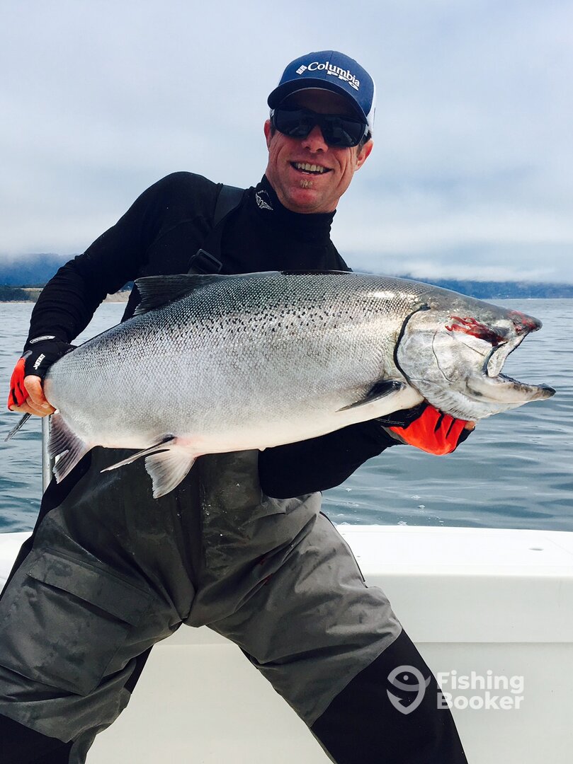 Shanendoa Forbes with a 30lb King Salmon!