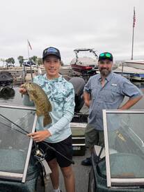 Lots of smallmouth bass today