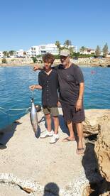 Birthday reeling excitement.