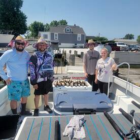 Fish whoopin on our AM trip