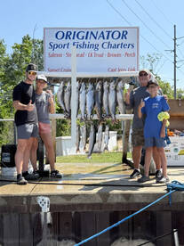 Great fishing aboard the originator righ