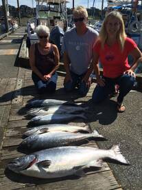 Limits of chinooks out of Comox 