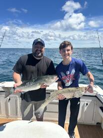 Striper feast today! 