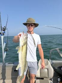 Saginaw Bay Walleye Trolling 