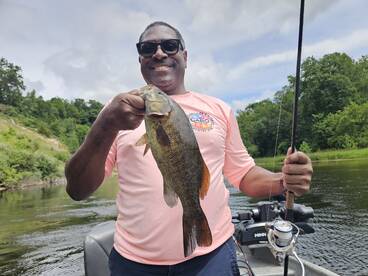 Smallmouth are on fire.