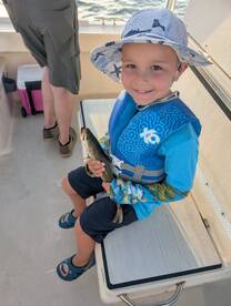 Steven catching fish