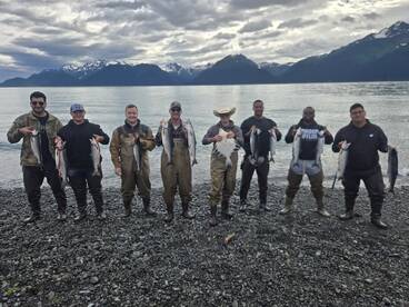 Silvers , pinks , dollys, flounder