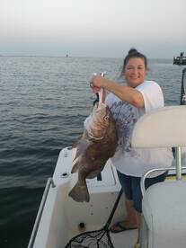 A hard day of fishing