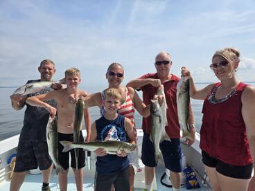 Fishing on the Bay is good right now.