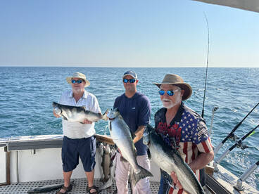 Battling some monster, King Salmon