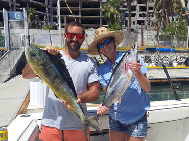 Jim and Meagen back at the dock! Nice!
