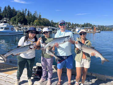 Salmon fishing  has been super good out 