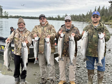 Silver coho salmon are running hot! 