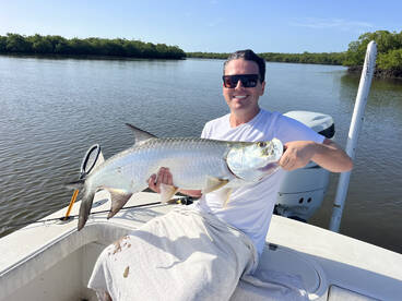 30 pound tarpon on 10 pound test.