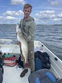 Pike fishing is great currently 