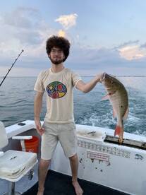 Sunset trolling mutton snapper