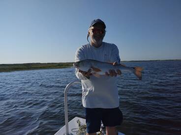 Redfish and trout on the flats.