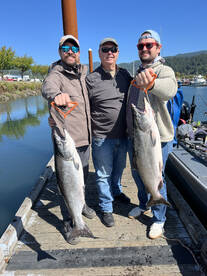 Chinook & Coho are showing up in Tillamo