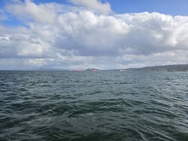 We beat the weather and found the fish!