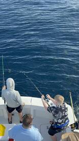 Trolling and bottom fishing 