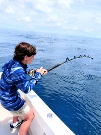 Tuna was the catch of the day aboard Bla