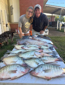 Slabs and slobs! Big crappie and catfish