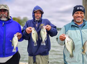 Cooler Full of Fall Crappie & Perch 