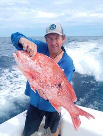As the water cools the big snapper catch