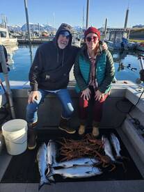 Really good King Salmon and Tanner Crab