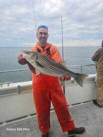 Great day of striped bass