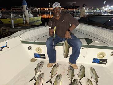 Night fishing adventure 