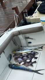 Trolling and bottom fishing