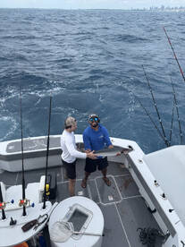 Lots of good eating fish swimming throug