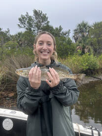 Trout action in the rain! 