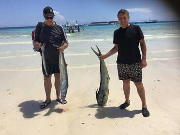 We was great fishing ? to day