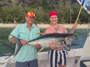 Bigger size tuna in the afternoon 