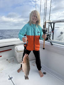We love taking kids offshore!! 