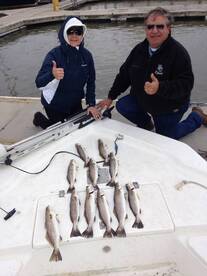 Temperatures have been in the low 40's a