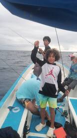 Big smiles, real fishing ?