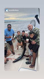 This family loves to Fish and you can te