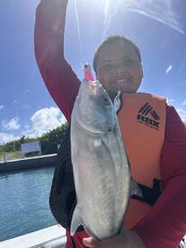 First fish ever! Makes everyone happy