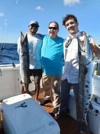 Trolling and bottom fishing 