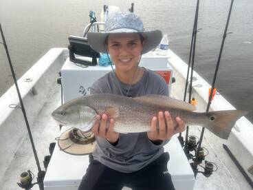 Winter fishing Topsail Beach 