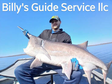 Another day out catching paddlefish.  