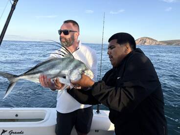 Roosterfish Action All Morning