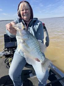 Trophy Crappie in February on Sardis