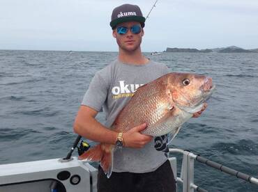 Snapper on the bite in the Bay of Island