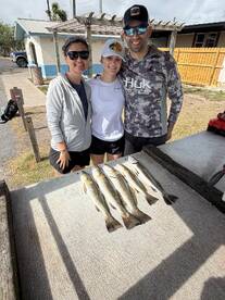 Morning crew lands speckled trout on pro
